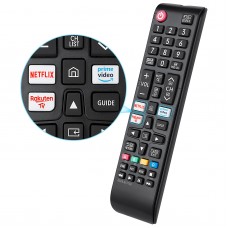 BN59-01315B Replacement Remote for Samsung 4K UHD HDR Crystal QLED TVs, for Samsung UE Series Quantum TVs, with Netflix Rakuten Prime Video buttons